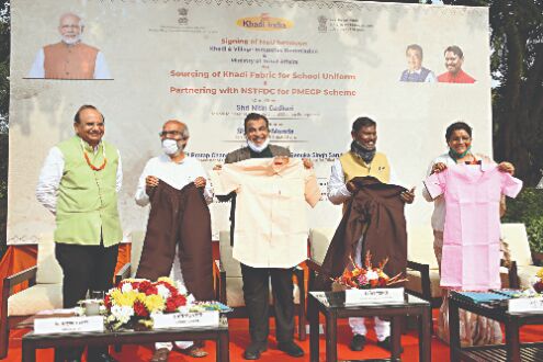 Tribal students to wear eco-friendly Khadi school uniform Tribal students to wear eco-friendly Khadi school uniform