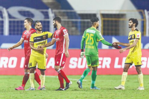 Odisha FC fight back to hold Hyderabad FC to 1-1 draw Odisha FC fight back to hold Hyderabad FC to 1-1 draw