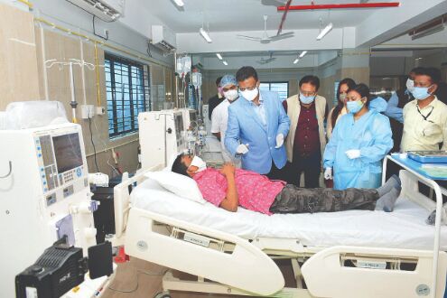 Firhad Hakim inaugurates free dialysis facility at Chetla health centre Firhad Hakim inaugurates free dialysis facility at Chetla health centre