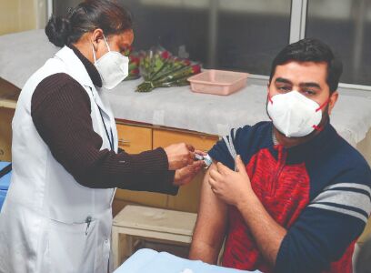 20.29 lakh healthcare workers vaccinated 20.29 lakh healthcare workers vaccinated