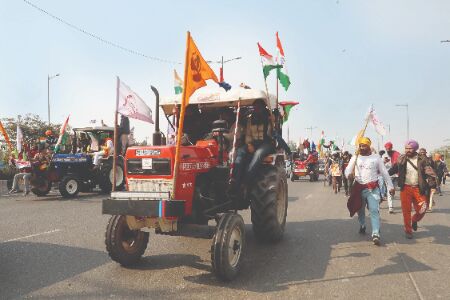 Tractor rally a matter of pride for farmers as 2 generations protest against farm laws Tractor rally a matter of pride for farmers as 2 generations protest against farm laws