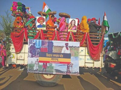 Shahjahanpur farmers finish rally peacefully, stick to decided route Shahjahanpur farmers finish rally peacefully, stick to decided route