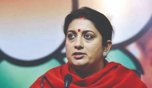 Smriti Irani accuses Rahul of giving a call for violence Smriti Irani accuses Rahul of giving a call for violence