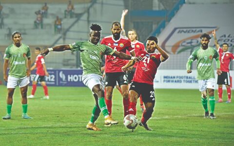 Real Kashmir Kerala   play out goal-less draw