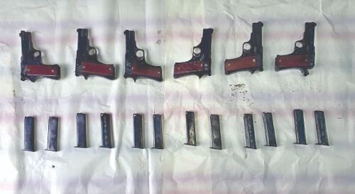 Three held, arms and ammunition seized