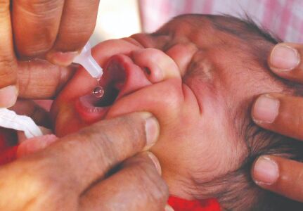 89 lakh kids below 5 yrs given polio drops across India: Health Ministry 89 lakh kids below 5 yrs given polio drops across India: Health Ministry
