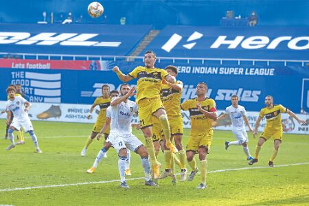 Hyderabad FC move to third position after 2-0 win over Chennaiyin FC Hyderabad FC move to third position after 2-0 win over Chennaiyin FC