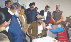 Police Commissioner, DM kick-off 2nd phase of Covid-19 vaccination in Ggm