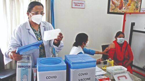 Over 9,700 people get Covid vaccine shots, turnout 54% Over 9,700 people get Covid vaccine shots, turnout 54%