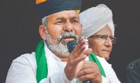 Rakesh Tikait criticises PM Modis remark on protesters Rakesh Tikait criticises PM Modis remark on protesters