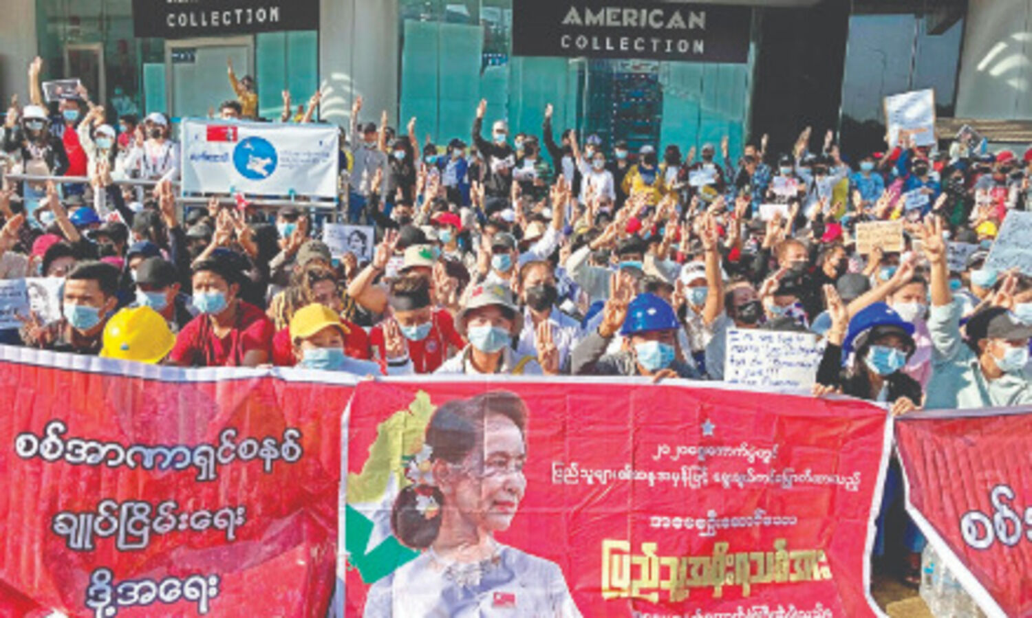 Myanmar protesters back on streets despite police violence