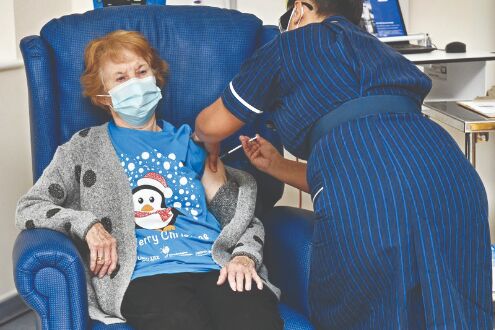 All over-70s urged to get Covid   jabs as UK nears vaccine target