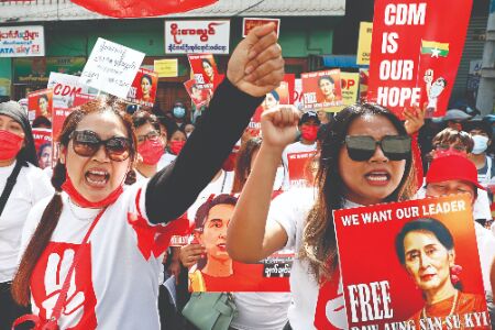 Suu Kyi detention extended as protests continue in Myanmar Suu Kyi detention extended as protests continue in Myanmar