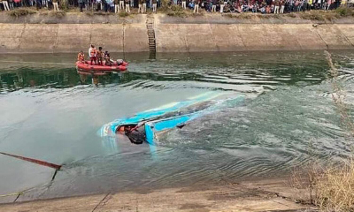 MP: 37 dead as bus falls into canal; rescue ops still on