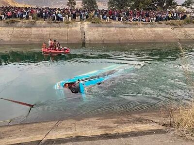 MP: 37 dead as bus falls into canal; rescue ops still on