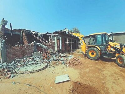 Acting on NGT orders, Gurugram authorities demolish illegal farmhouses in Raisina Aravallis