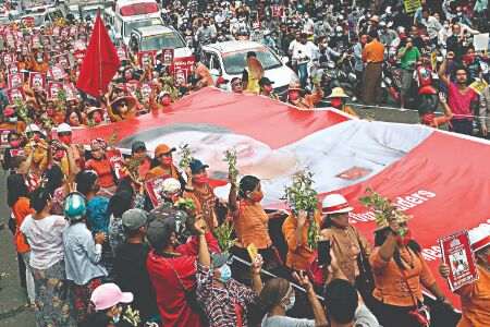 More protests and funeral follow deadly shootings in Myanmar More protests and funeral follow deadly shootings in Myanmar