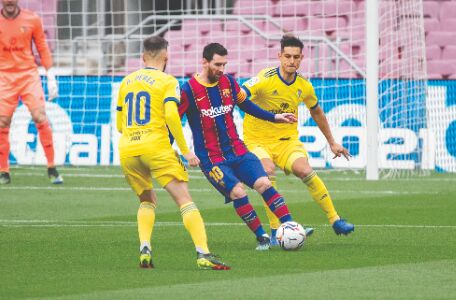 Barcelona held 1-1 by Cádiz in Messis record 506th league game