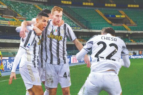Ronaldo scores but Juventus held 1-1 at Hellas Verona Ronaldo scores but Juventus held 1-1 at Hellas Verona