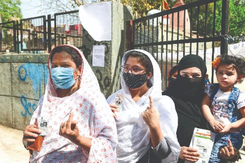50.86% turnout across five municipal wards 50.86% turnout across five municipal wards