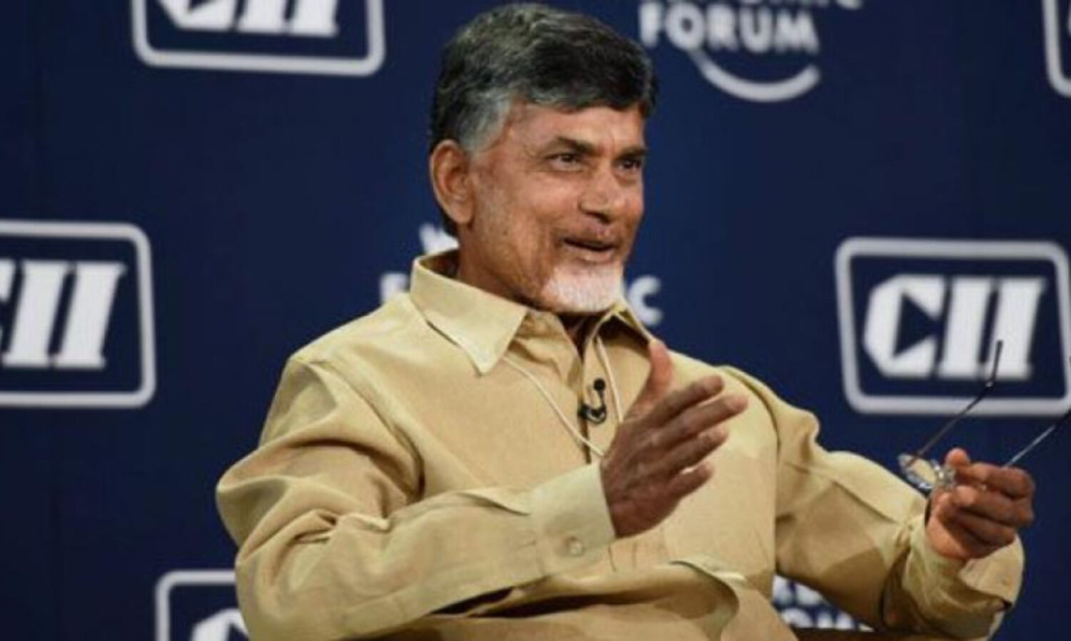 TDP chief Chandrababu Naidu detained at Tirupati airport, stages sit-in protest
