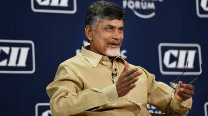TDP chief Chandrababu Naidu detained at Tirupati airport, stages sit-in protest