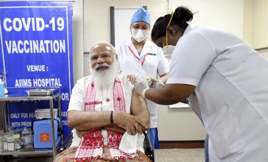 PM Modi joins world leaders who received COVID-19 vaccine PM Modi joins world leaders who received COVID-19 vaccine