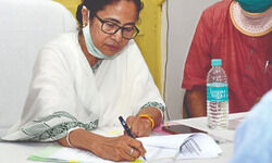 Mamata files nomination from Nandigram, exudes confidence of a big win Mamata files nomination from Nandigram, exudes confidence of a big win