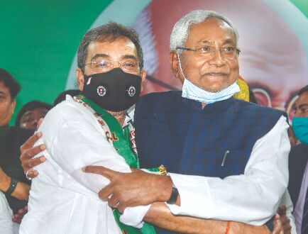 Kushwaha merges RLSP with JD(U), gets rewarded with top party post