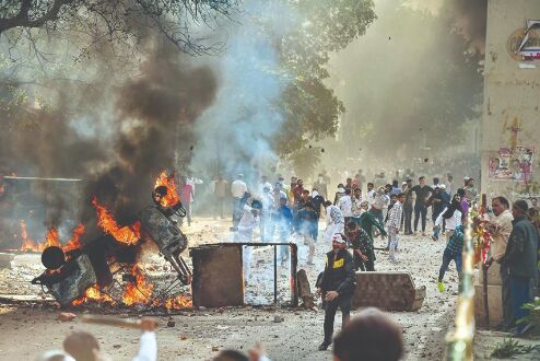 Rioters used juvenile to disarm CCTVs in Chand Bagh on Feb 24 Rioters used juvenile to disarm CCTVs in Chand Bagh on Feb 24