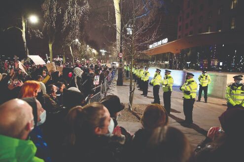 UK police protest response stokes outrage ahead of crime Bill