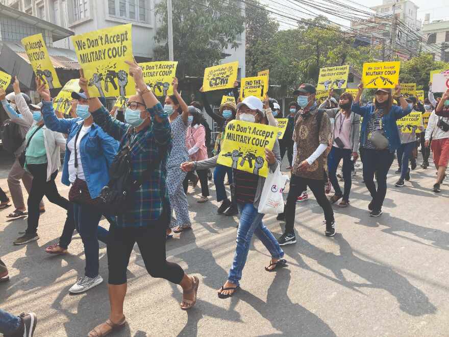 Myanmar junta orders martial law in 6 Yangon townships Myanmar junta orders martial law in 6 Yangon townships