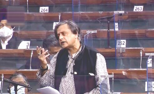 Tharoor in LS: University campuses have no longer remained inclusive spaces
