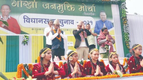 GJM (Binoy) announces candidates for 3 hill seats