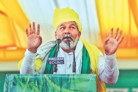 Protesting farmers will sell produce at Parl complex if required: Tikait