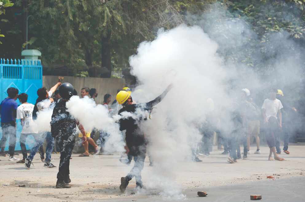 Myanmar forces kill 91 in one   of deadliest days since coup