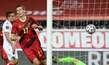 Belgium thrash Belarus 8-0