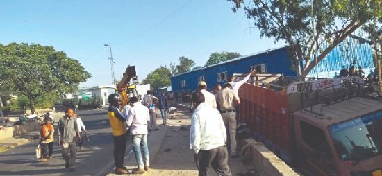 Two killed as truck rams into two-wheeler in Delhi Two killed as truck rams into two-wheeler in Delhi