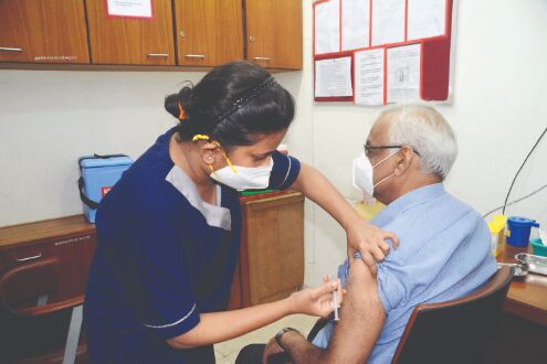 About 1,35,333 got the jab in a day About 1,35,333 got the jab in a day