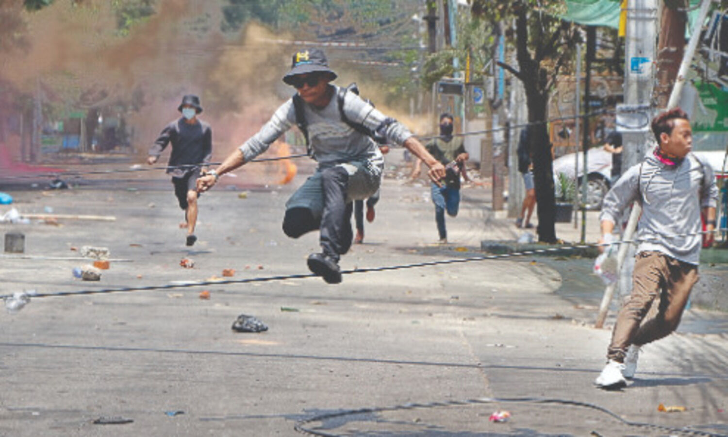 Amid protests, Myanmar cuts wireless Internet service