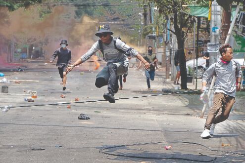 Amid protests, Myanmar cuts wireless Internet service