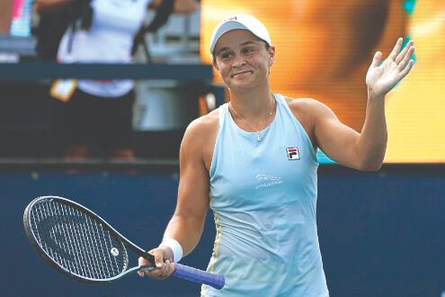 Defending champ Ash Barty returns to Miami Open final Defending champ Ash Barty returns to Miami Open final