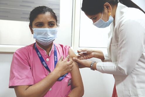 Little over 47K receive 1st dose Little over 47K receive 1st dose