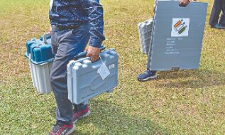 Assam: EVM found in BJP candidates car; EC orders repoll at booth, suspends four officials Assam: EVM found in BJP candidates car; EC orders repoll at booth, suspends four officials