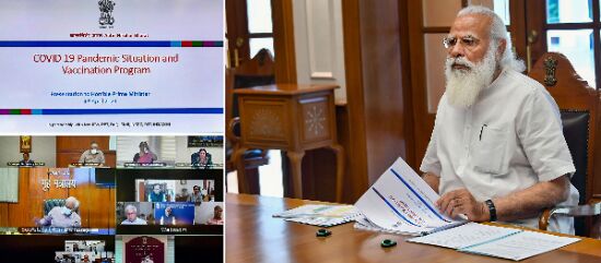 PM Modi reviews Covid situation as India records this years biggest single-day spike PM Modi reviews Covid situation as India records this years biggest single-day spike