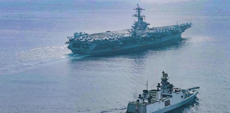 India joins multilateral naval drill in eastern Indian Ocean India joins multilateral naval drill in eastern Indian Ocean