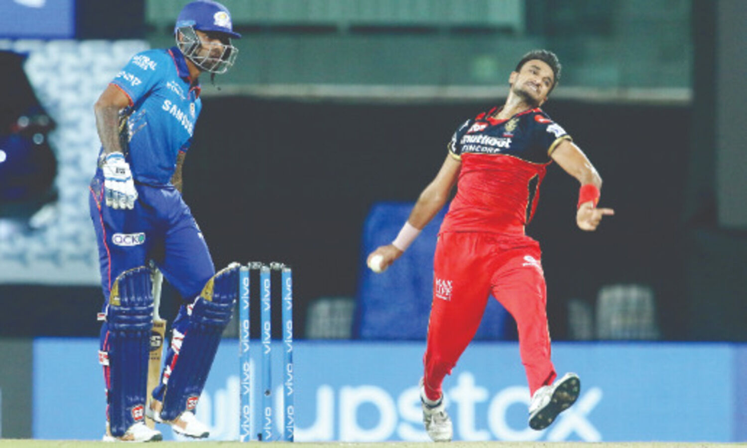 Harshals five-for stops MI at 159 for 9 in IPL opener
