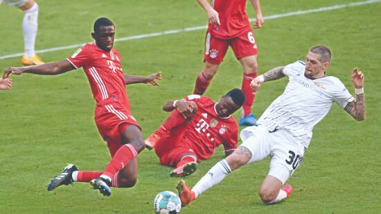 Union Berlin draw 1-1 to cut Bayern Bundesliga lead Union Berlin draw 1-1 to cut Bayern Bundesliga lead