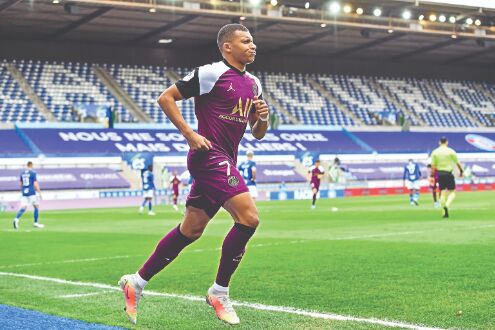 Mbappé nets 21st league goal as PSG win 4-1 at Strasbourg