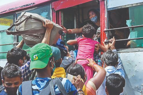 Fearing 2020 rerun, thousands of migrant workers head home Fearing 2020 rerun, thousands of migrant workers head home